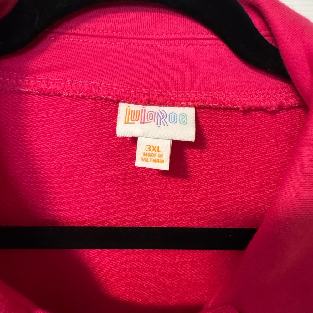 Lularoe Presley Moto Jacket. Pink. NWT. 3XL - Picture 4 of 6